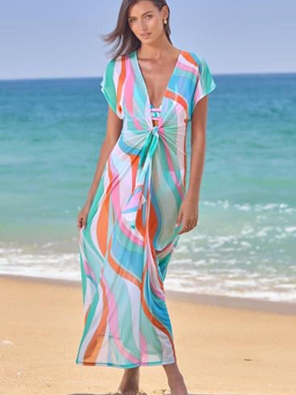TRINA TURK APOLLO PRINT MESH MAXI DRESS IN SIZES S AND XL